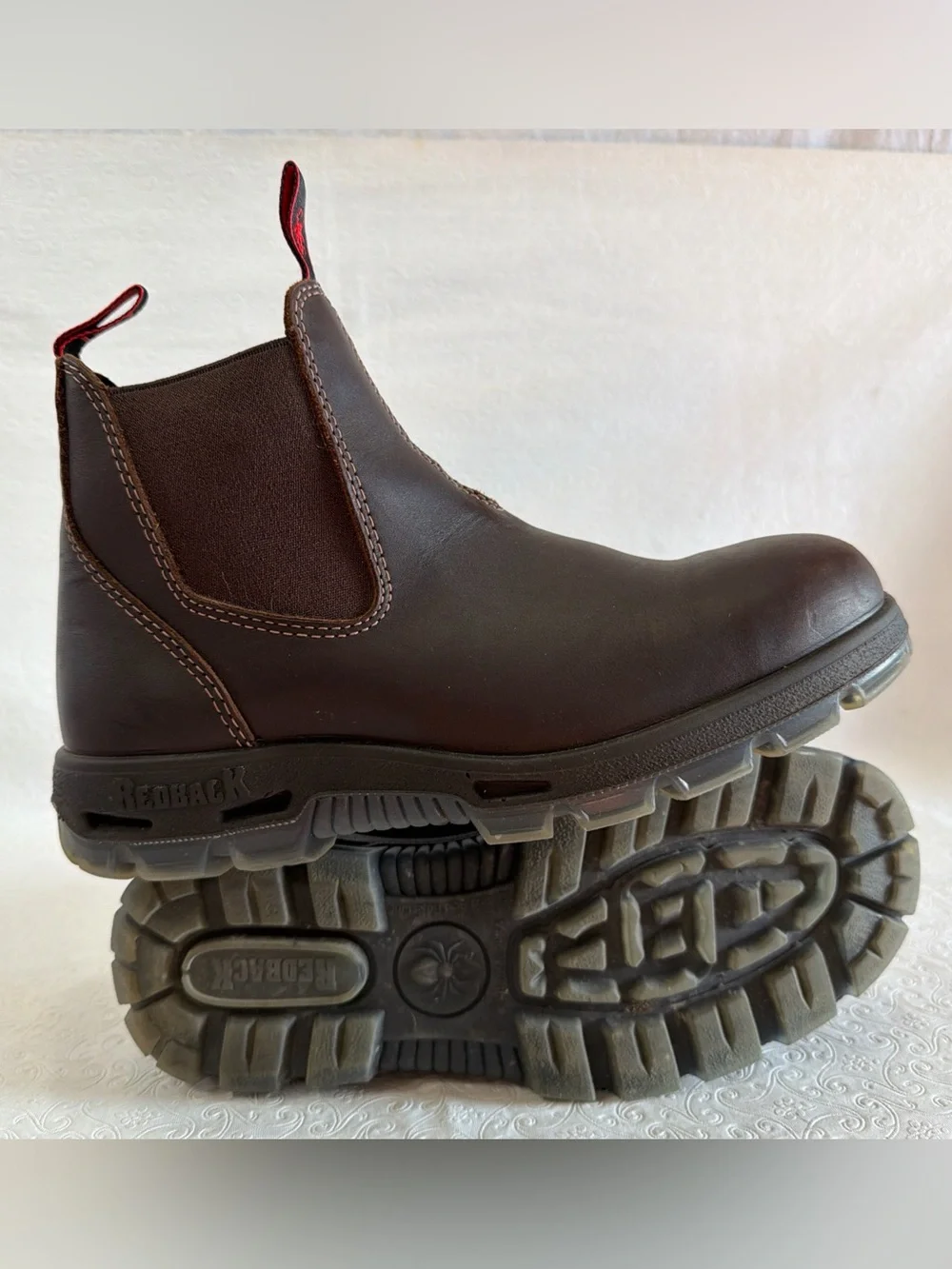 Redback UNPU Nevada Great Barrier Elastic Sided Work Boots US Mens 9.5 UK 8.5